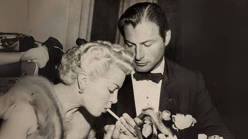 Lana Turner a Lex Barker, 1953