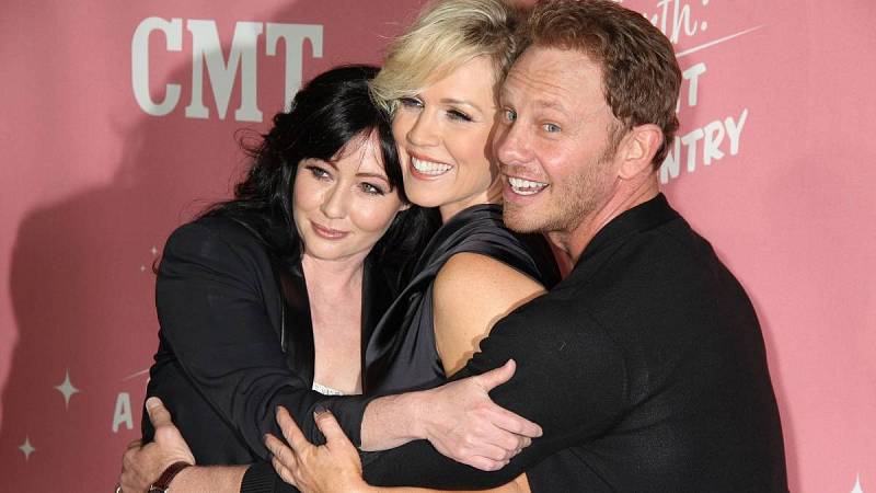 Shannen Doherty, Jennie Garth a Ian Ziering