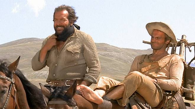 Celebrity pod lupou: Bud Spencer a Terence Hill u zrodu westernu s komediálními prvky, větším podílem dialogů a omezeným násilím